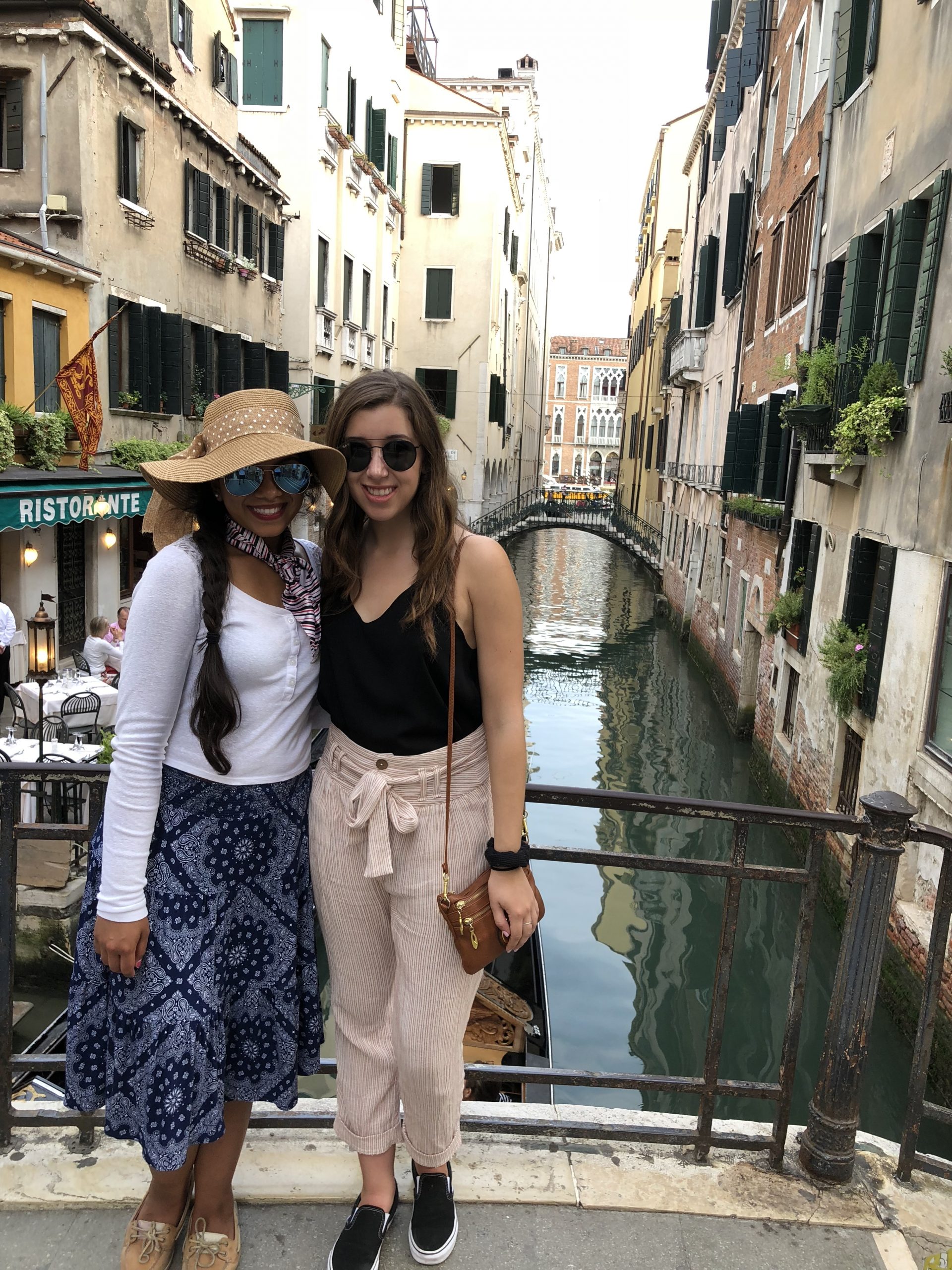 Finance student and friend in Venice, Italy
